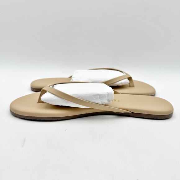 TKEES Womens Foundation Matte Sandals US 7 M Nude Cowhide Leather NWOB - Picture 7 of 12